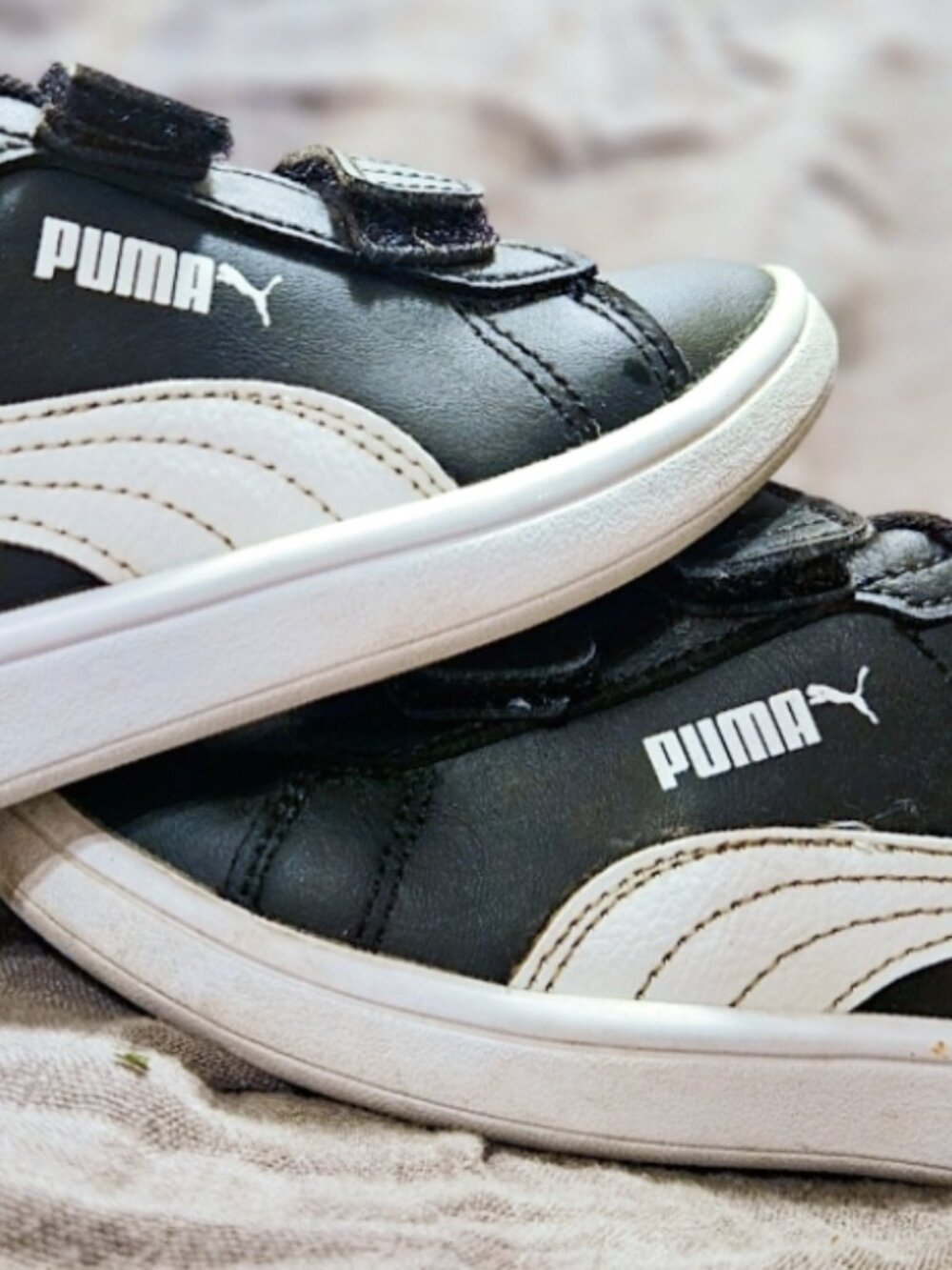 PUMA Smash 3.0 Leather Hook and Loop sneak